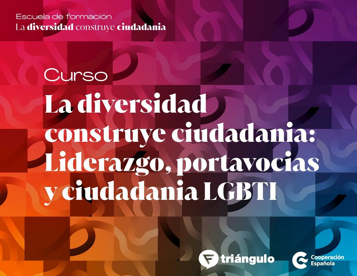 Curso La diversidad construye ciudadanía: Liderazgo, portavocías y ciudadanía LGBTI